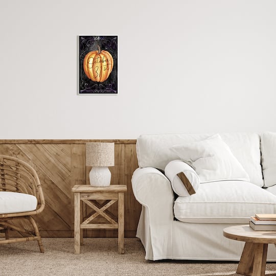 Stupell Industries October 31st Halloween Pumpkin Wall Plaque Art